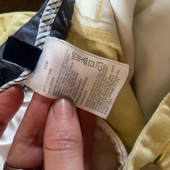 Nautica Classic Fit Deck Shorts in Yellow (Snapdragon), Men's Size 40W, MP $55 - Picture 10 of 15